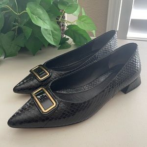 Tory Burch Georgia Pointed Toe Flats Size: 8.5